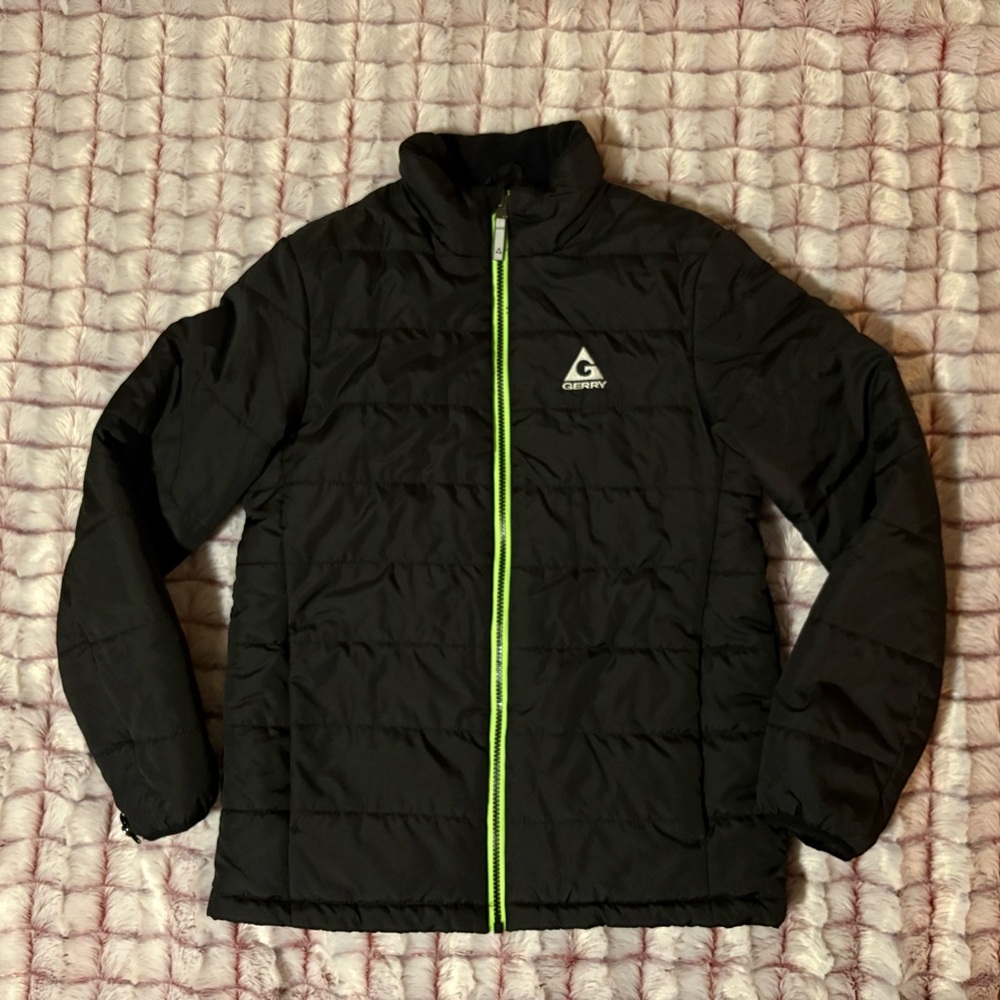 Gerry Weber Black Jacket with Green Zipper  Youth L 14-16